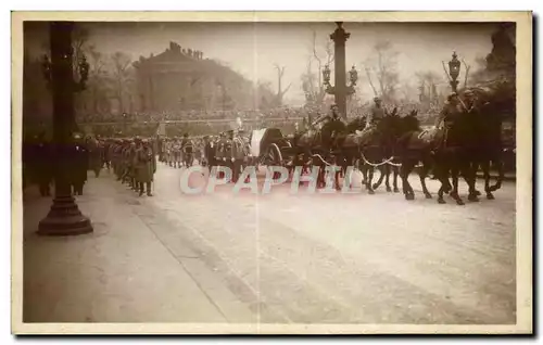 Ansichtskarte AK Militaria Funerailles du Marechal Foch 26 mars 1929 Paris Place de la Concorde