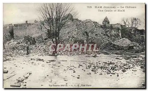 Cartes postales Ham Le chateau