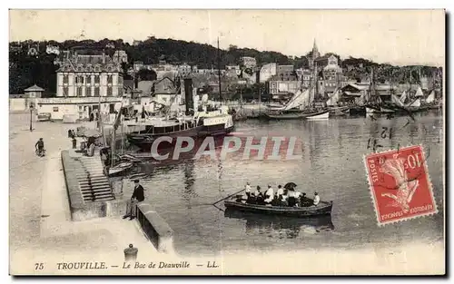 Trouville - Le Bac de Deauville - Ansichtskarte AK