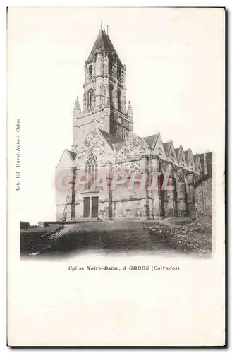 Orbec - Eglise Notre Dame - Ansichtskarte AK