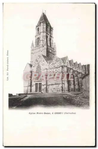 Orbec - Eglise Notre Dame - Cartes postales