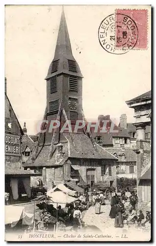 Honfleur - Clocher de Ste Catherine Jour de marche - Cartes postales