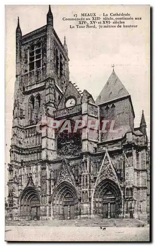 Cartes postales Meaux la cathedrale