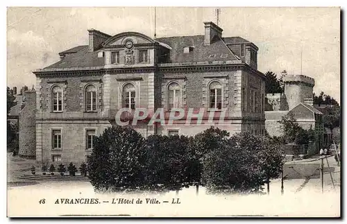 Cartes postales Avranches Hotel de ville