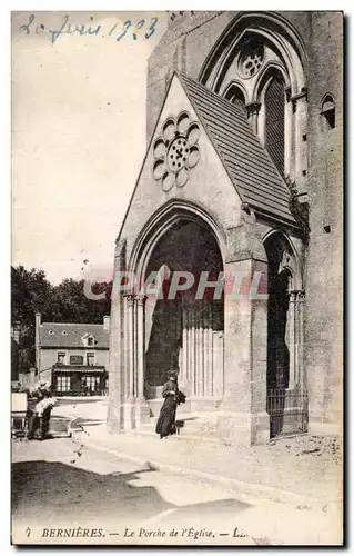 Cartes postales Bernieres La porte de l eglise