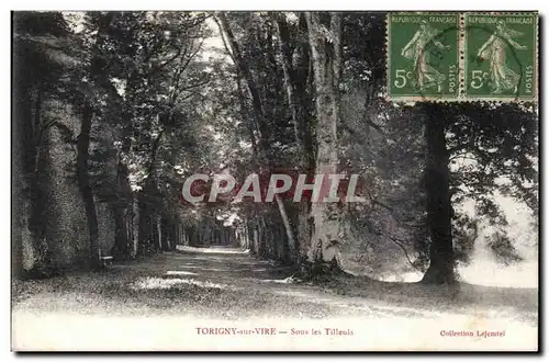 Cartes postales Torigny sur Vire Sous les tilleuls