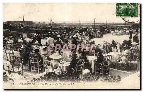 Cartes postales Deauville Les terrasses du casino