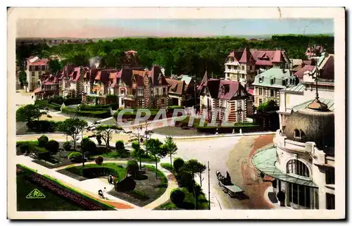 Cartes postales Cabourg Les jardins du casino et les villas