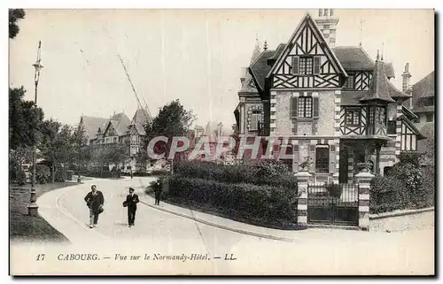 Cartes postales Cabourg Vue sur le Normandy Hotel