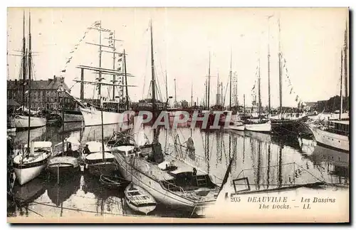 Deauville - Les Bassins - Cartes postales