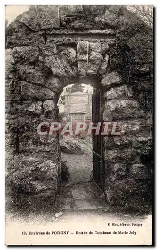 Environs de Potigny - Entree du Tombeau de Marle Joly - Ansichtskarte AK