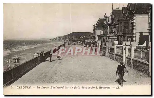 Cabourg - La Digue - Boulevard des Anglais - Ansichtskarte AK