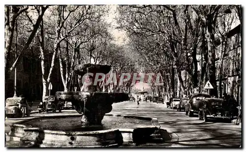 Cartes postales moderne Aix en provence Fontaine des Neuf canons sur le cours Mirabeau