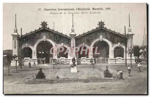 Ansichtskarte AK Marseille Exposition internationale d electricite 1908 Palais de la Traction