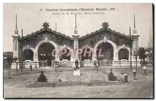 Cartes postales Marseille Exposition internationale d electricite 1908 Palais de la Traction