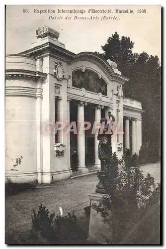 Cartes postales Marseille Exposition internationale d electricite 1908 Palais des beaux arts