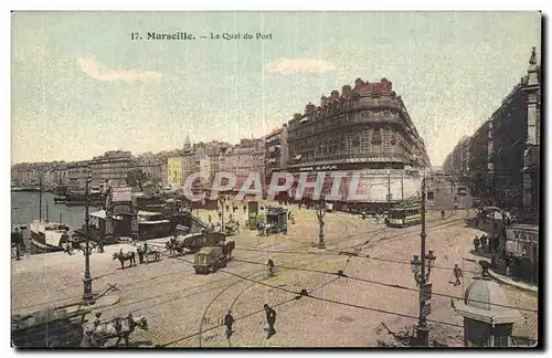 Cartes postales Marseille le quai du port