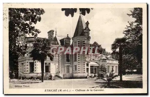 Etriche - Chateau de la Garenne - Ansichtskarte AK