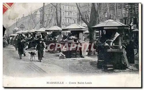 Marseille - Cours Saint Louis - Ansichtskarte AK