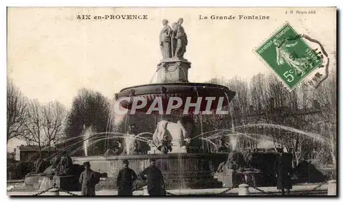 Aix en Provence - La Grande Fontaine - Cartes postales