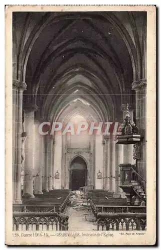 Ansichtskarte AK Gerbeviller Interieur de l eglise