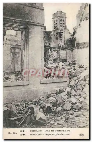 Ansichtskarte AK Soissons Rue des Framboisiers