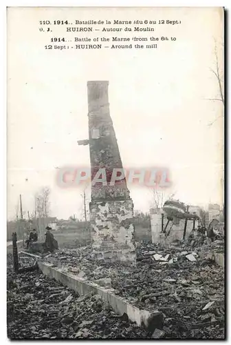 Ansichtskarte AK Huiron Autour du moulin Bataille de la Marne