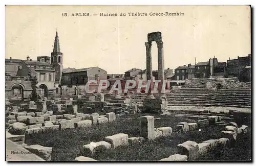 Arles - Ruines du Theatre Greco Romain - Ansichtskarte AK