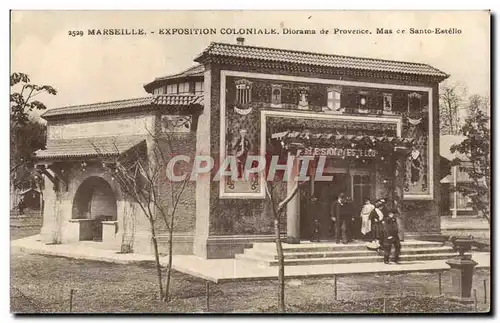 Marseille - Exposition Coloniale - Diorama de Provence - Cartes postales