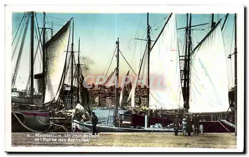 Marseille - Un Coin du Port Bateau - Cartes postales