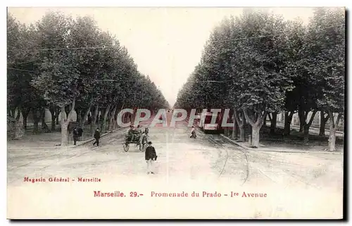 Marseille - Promenade du Pradio - I Avenue - Cartes postales