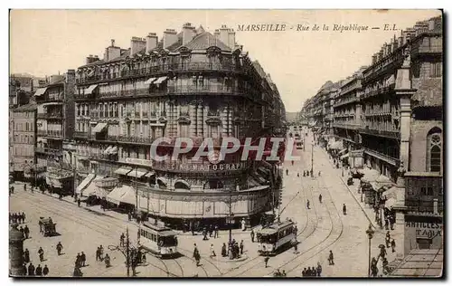 Marseille - Rue de la Republique - Cartes postales