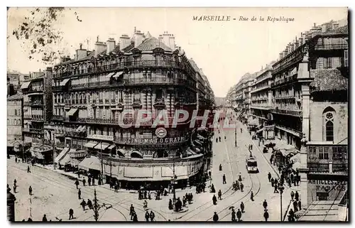 Marseille - Rue de la Republique - Cartes postales