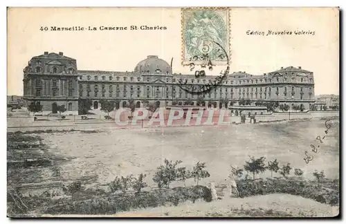 Marseille - La Caserne St Charles - Ansichtskarte AK