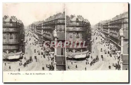 Marseille - Rue de la Republique - Cartes postales