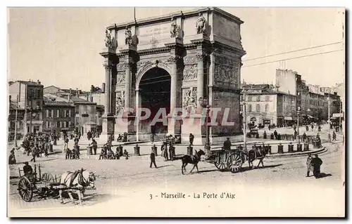 Cartes postales Marseille La porte d Aix