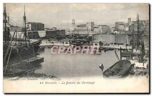 Marseille - Le Bassin du Carenage - Cartes postales