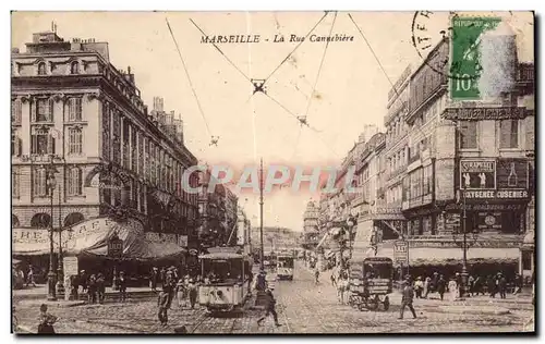 Marseille - La Rue Cannebiere - Cartes postales