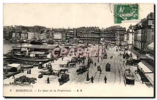 Marseille - Le Quai de la Fraternite - Cartes postales