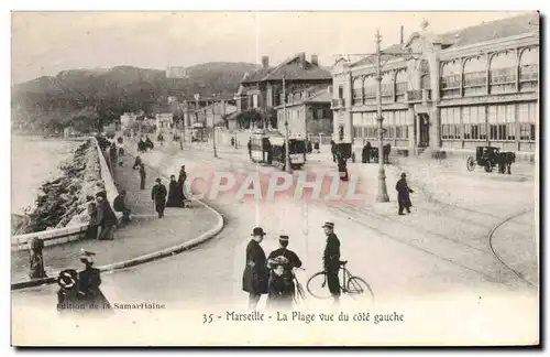 Marseille - La Plage vue du cote gauche - Cartes postales