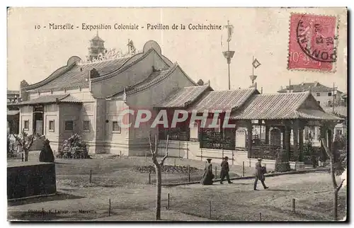 Marseille - Exposition Coloniale - Pavillon de la Cochinchine - Cartes postales