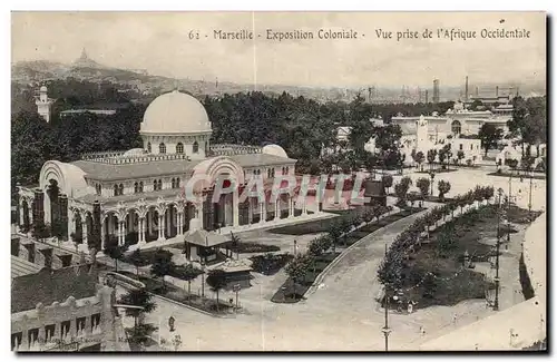 Marseille - Exposition Coloniale - Vue prise de l Afrique Occidentale - Cartes postales