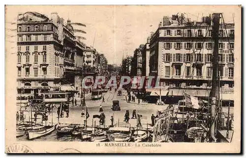 Marseille - La Canebiere - Cartes postales