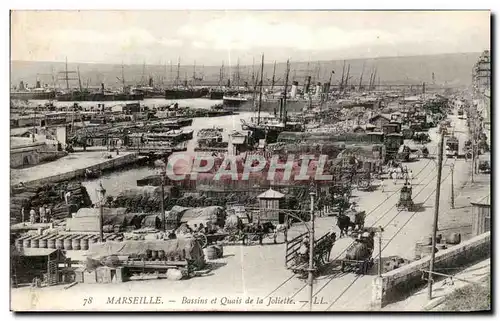 Marseille - Bassins et Quais de la Joliette - Cartes postales