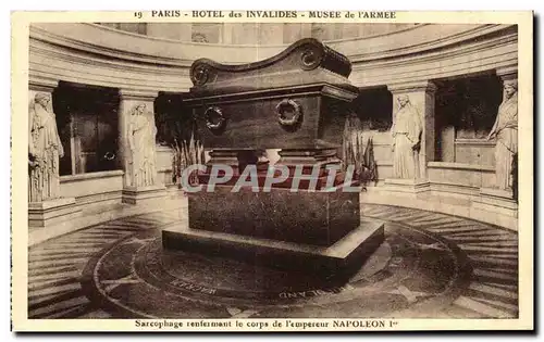 Paris - 7 - Hotel des Invalides - Musee de l Armee - Tombeau de Napoleon I - Ansichtskarte AK