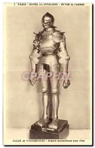 Paris - 7 - Les Invalides - Musee de l Arme - Salle de Pierrefonds - Ansichtskarte AK