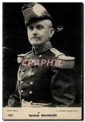 Militaria - Personnages - General Manoury - Cartes postales