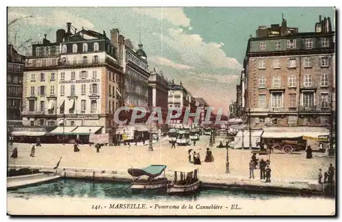 Marseille - Panorama de la Cannebiere - Cartes postales