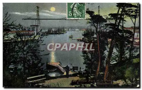 Marseille - Vieux Port et le Pont - La Nuit - Cartes postales