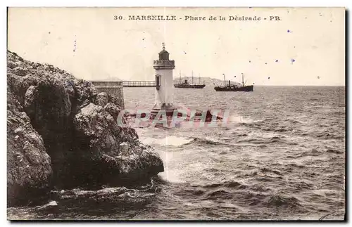 Marseille - Phare de la Desirade - lighthouse - Ansichtskarte AK